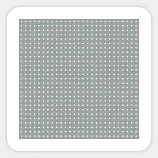 Light Slate Gray Polka Dots Sticker